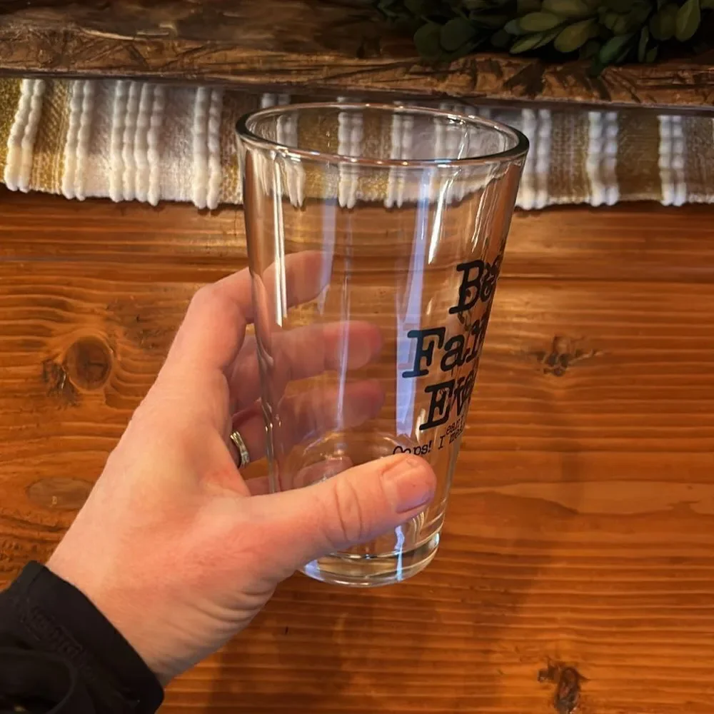 “Best “Farter” 💨 Ever” Novelty Beer Glass